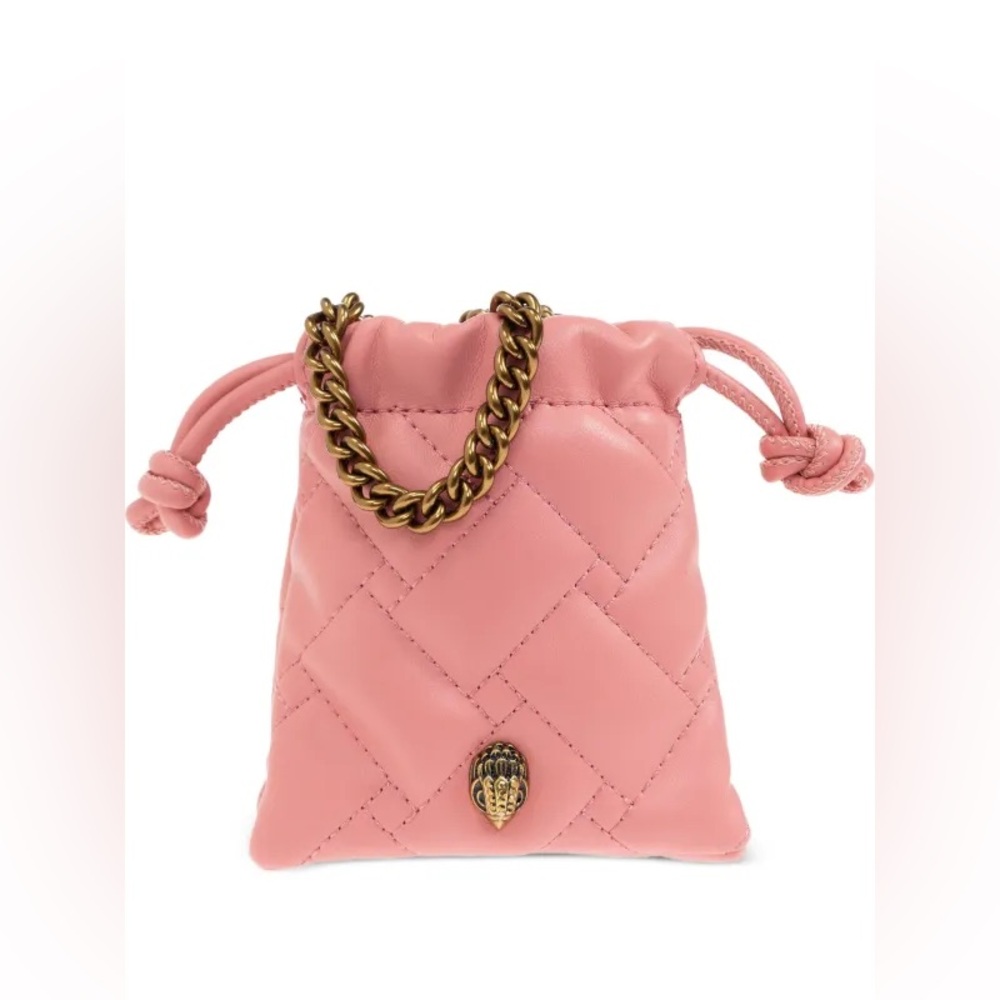 Kurt Geiger Pink Quilted Mini Chain Crossbody - Picture 10 of 10
